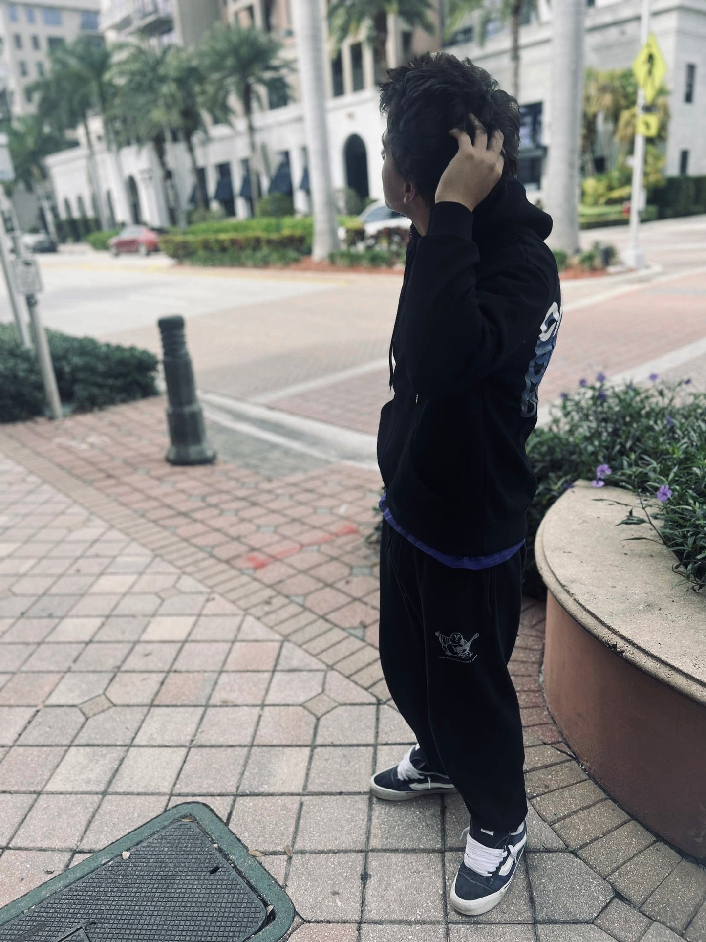 Black Off-Brand Hoodie